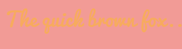 Image with Font Color F7AB5E and Background Color F29B96